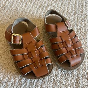 Sun San Leather Sandals Size 6
